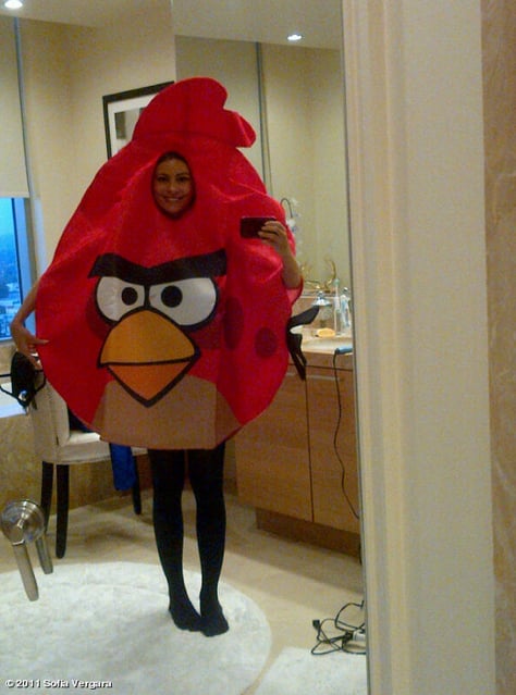 Sofia Vergara as an Angry Bird