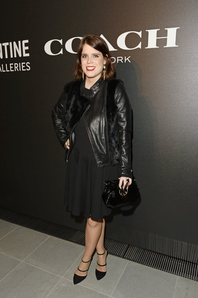 Princess Eugenie stepped out for a fashionable bash in London in February 2015.