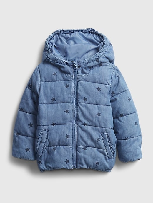 Gap Toddler Denim Puffer