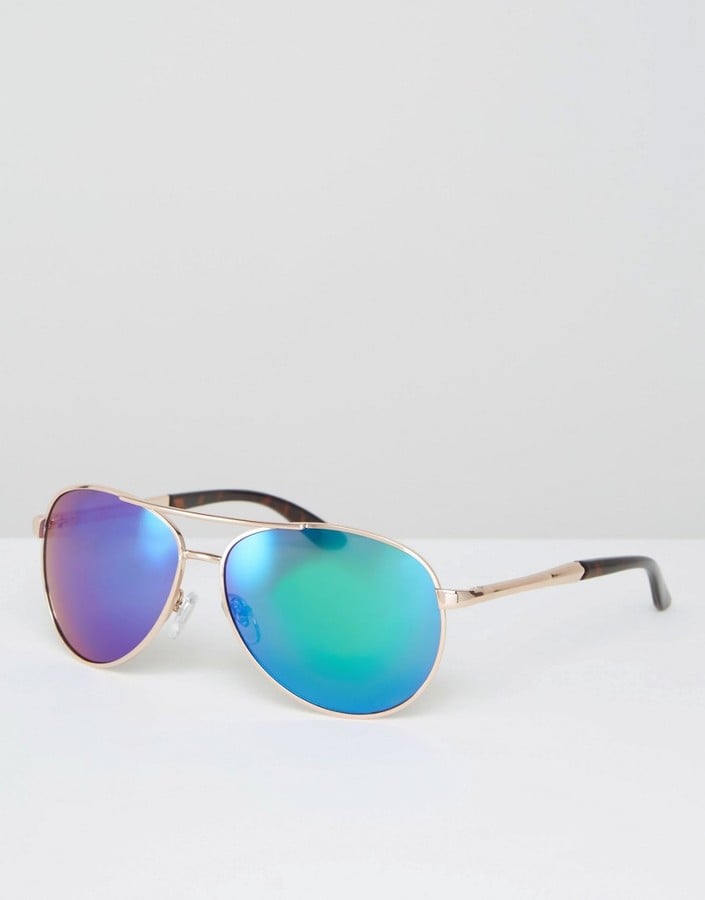 Missguided Mirrored Aviator Sunglasses ($17)