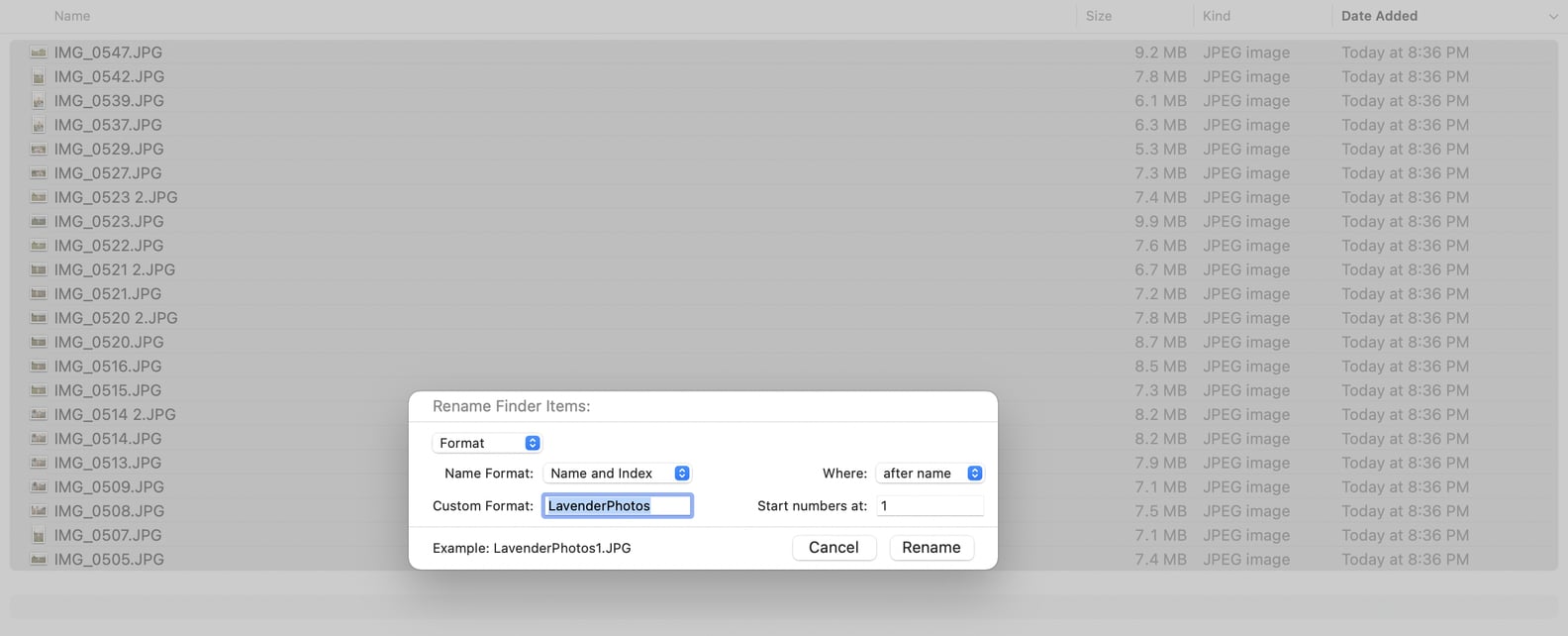 How to Rename Multiple Files at Once on a Mac | PS Tech