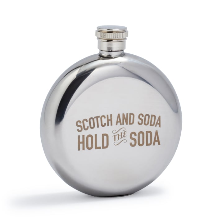 Sur La Table "Hold the Soda" Scotch Flask