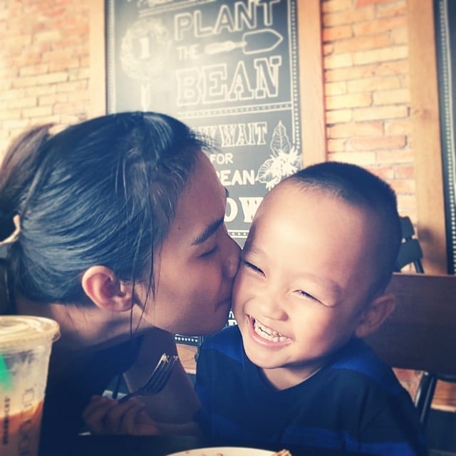 "Kiss, and kiss, and kiss." — Ines C. 
Source: Instagram user  annie10919