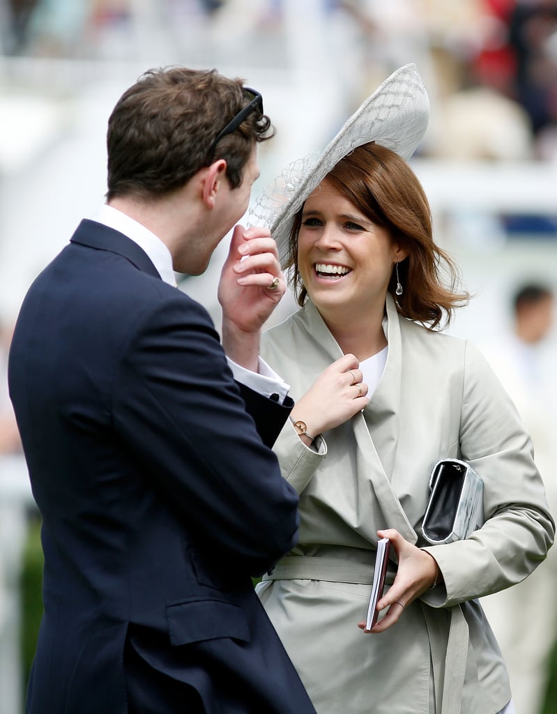 Princess Eugenie Smiling at Jack Brooksbank Pictures