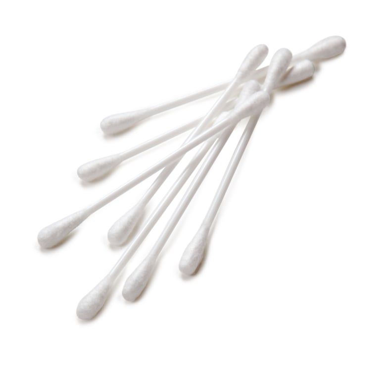 Mistake No. 5: Using Q-tips to clean up your mistakes.