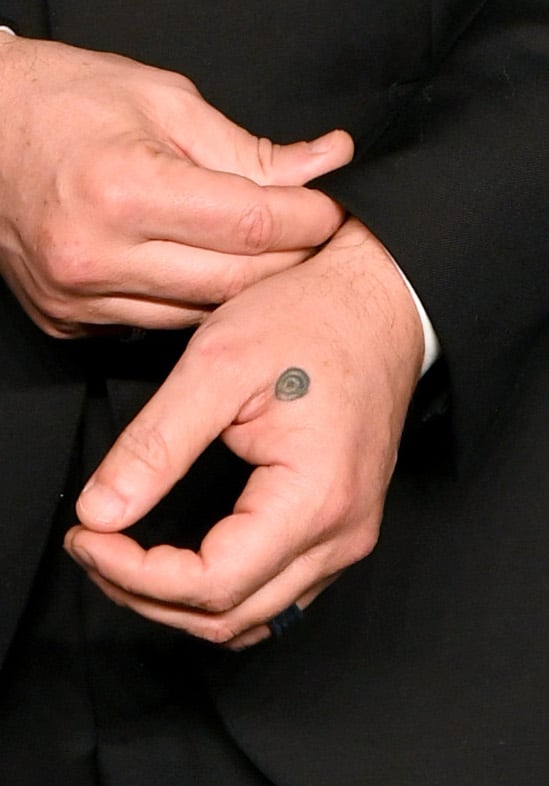 Pedro Pascal’s Bullseye Hand Tattoo Pedro Pascal's Tattoos and