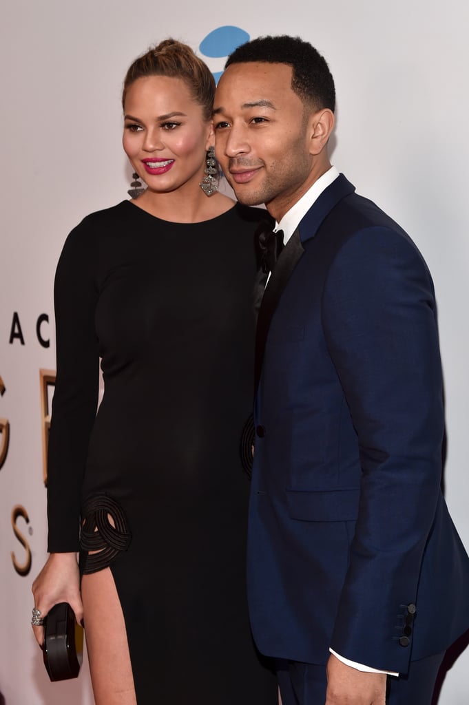 Chrissy Teigen and John Legend at NAACP Image Awards 2016