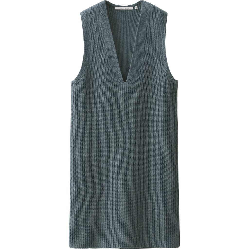 Lambswool V-Neck Sleeveless Sweater ($40)
