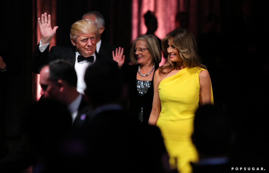 Melania Trump's Yellow Christian Dior Dress