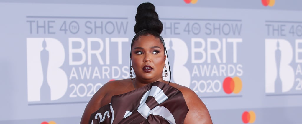 Lizzo's Moschino Hershey's Chocolate Dress on the Red Carpet