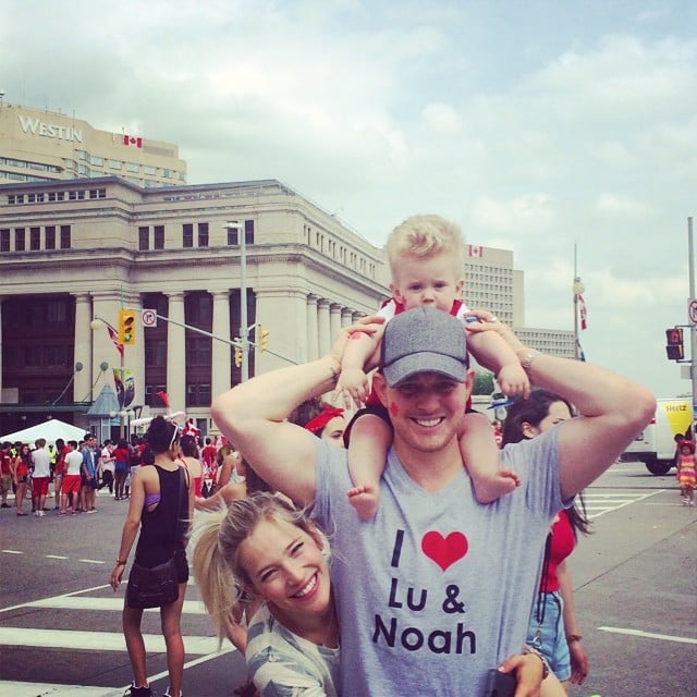 Michael Bublé celebrated Canada with his loves — Lu and Noah!
Source: Instagram user michaelbuble