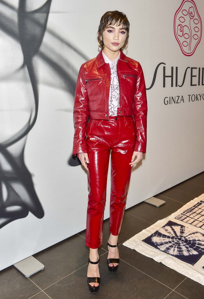 Rowan Blanchard at the Shiseido Makeup Launch With Patrick Ta