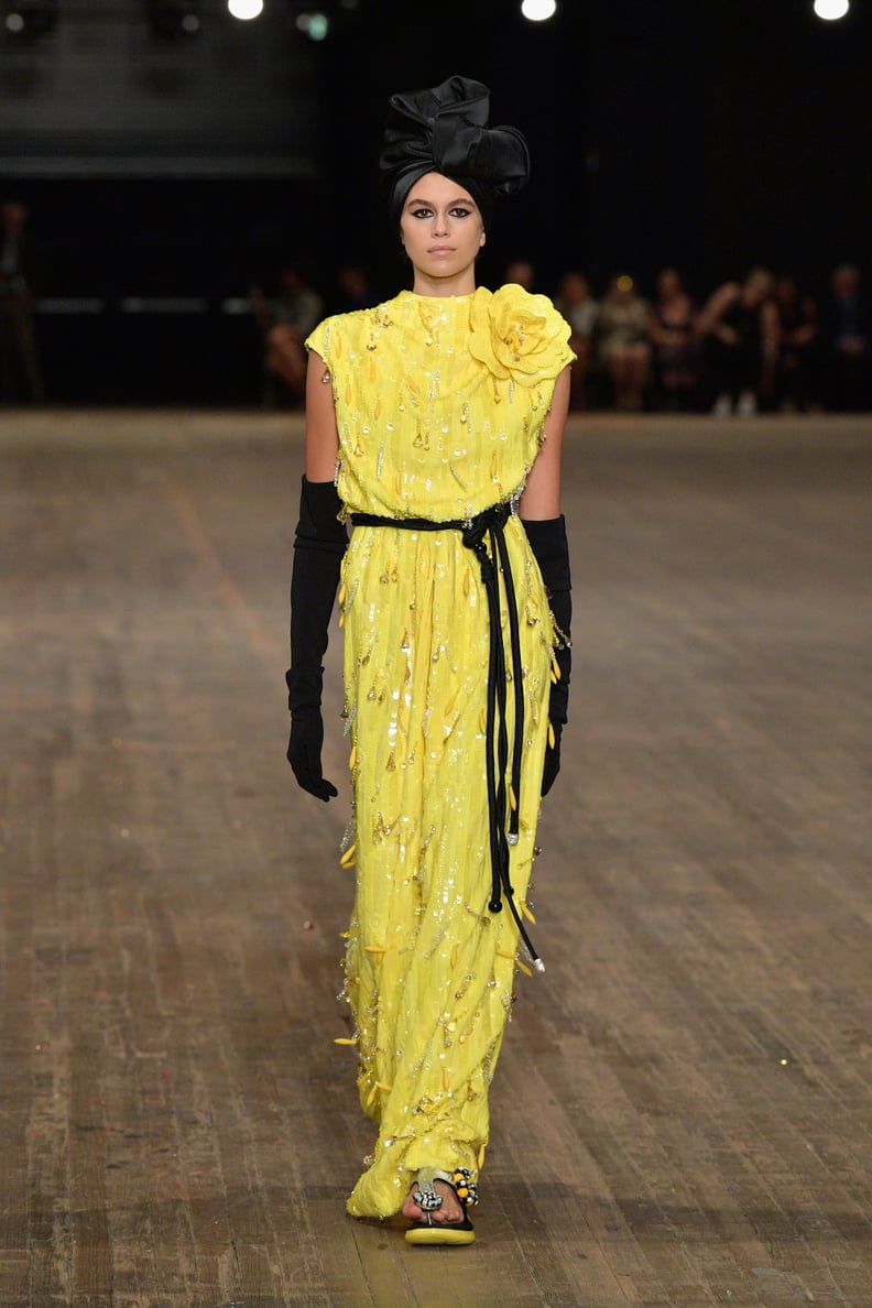 Kaia Closed Out New York Fashion Week as the Final Look at the Marc Jacobs Show