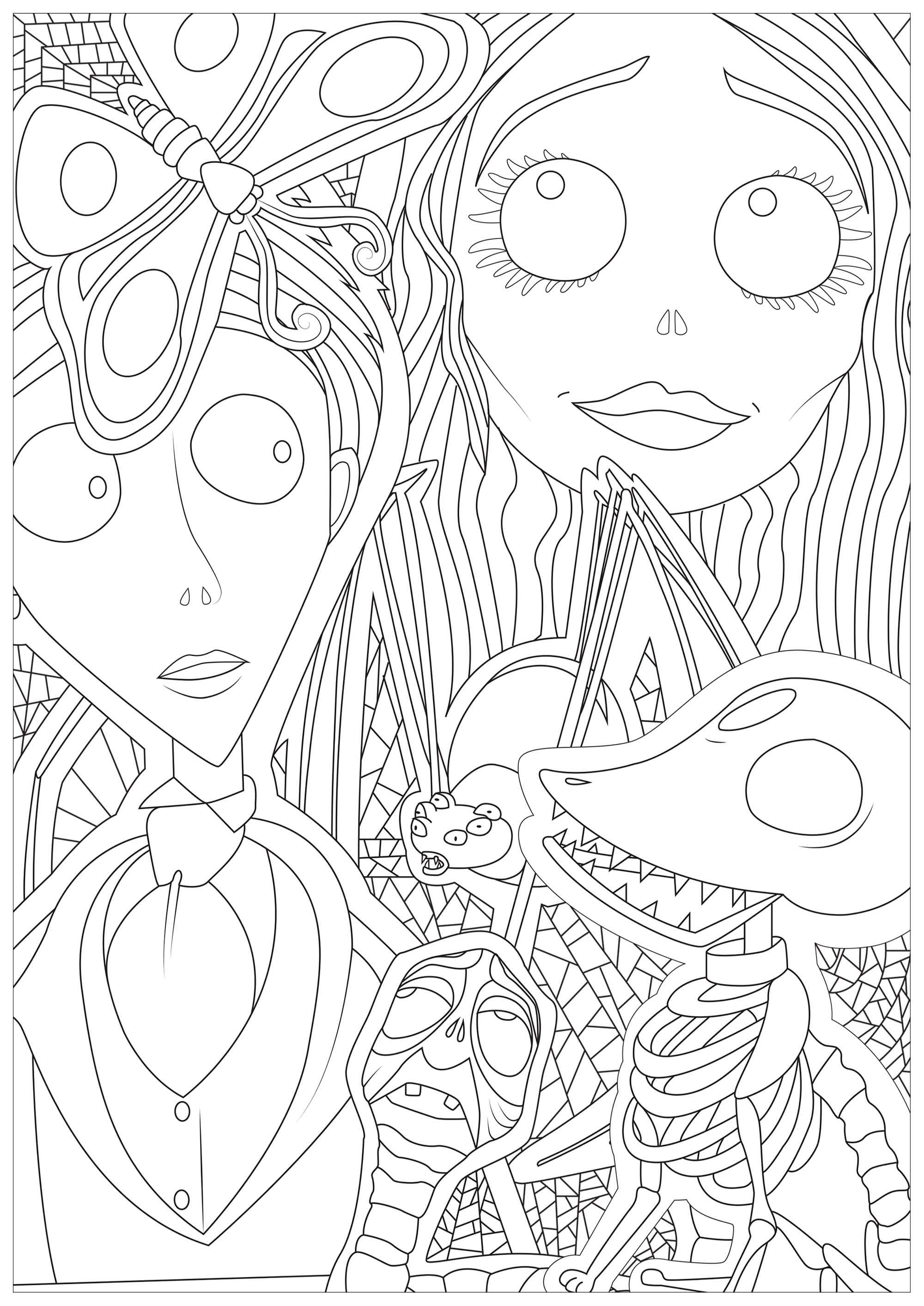 Printable Halloween Coloring Pages For Adults   POPSUGAR Smart Living