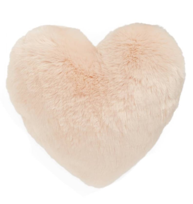 Nordstrom "Cuddle Up" Faux Fur Heart Pillow
