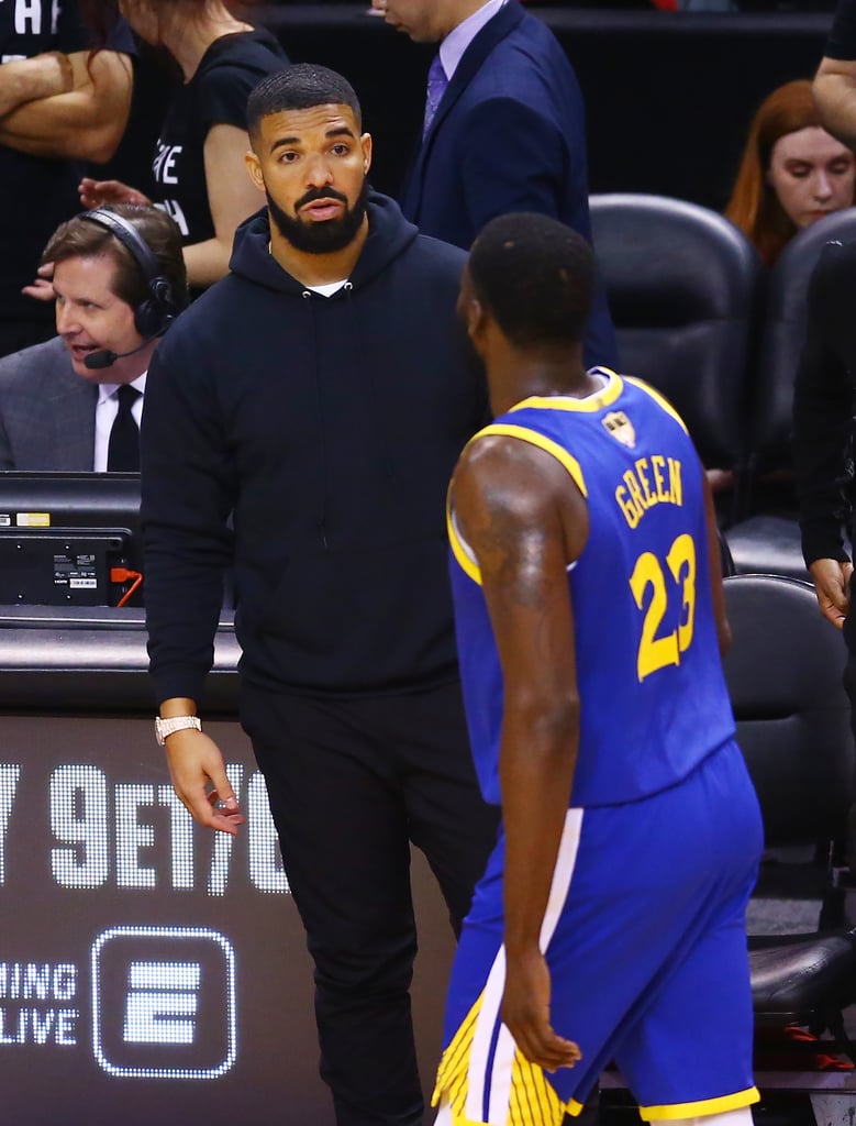 Barack Obama and Drake at the 2019 NBA Finals