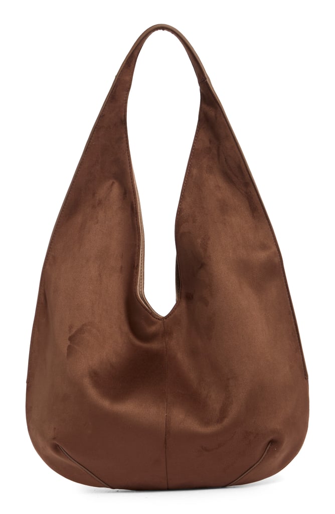 JW Pei Dara Faux Suede Hobo Bag