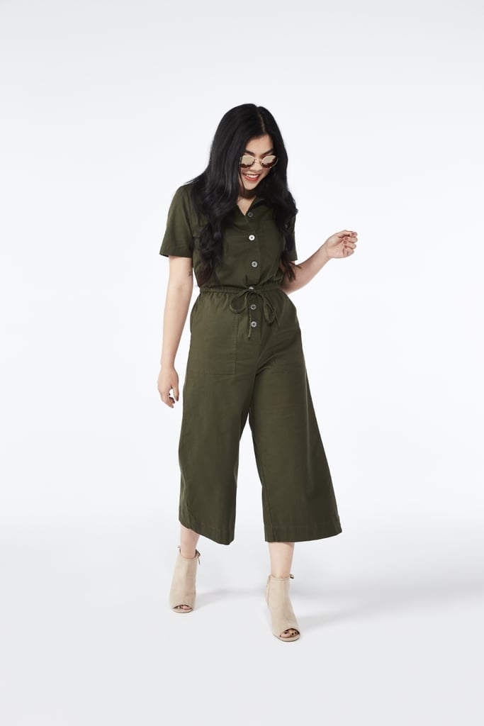 POPSUGAR Collection at Kohl's Green Utility Jumpsuit