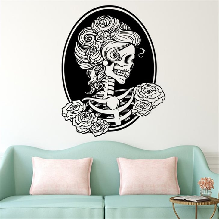 BibiTime Halloween Skull Wall Art Decal