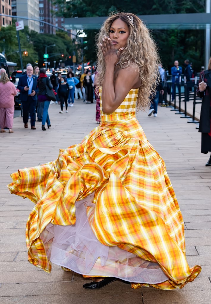 Laverne Cox Wore a Tartan Gown to New York City Ballet Gala