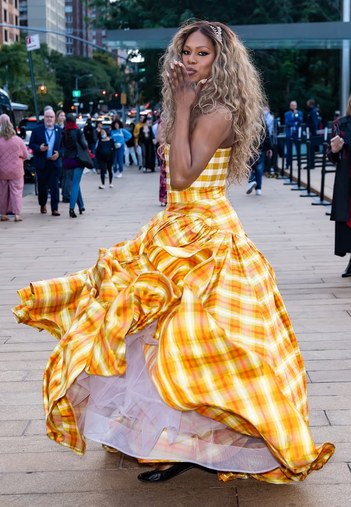 Laverne Cox Wore a Plaid Gown to New York City Ballet Gala