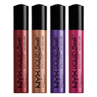 Liquid Suede Metallic Lipsticks