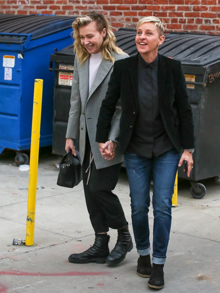 Ellen DeGeneres and Portia de Rossi PDA Pictures