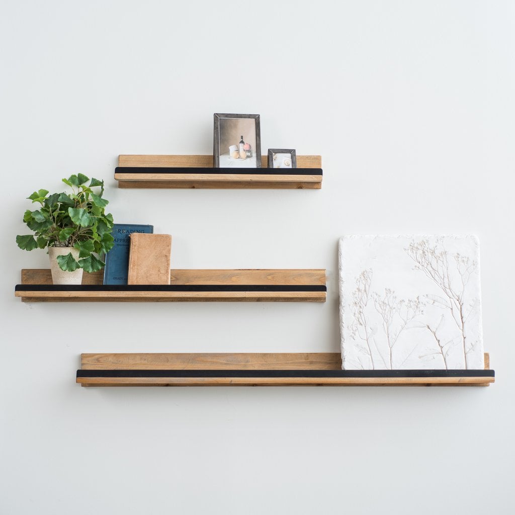 Sienna Wood and Metal Shelf