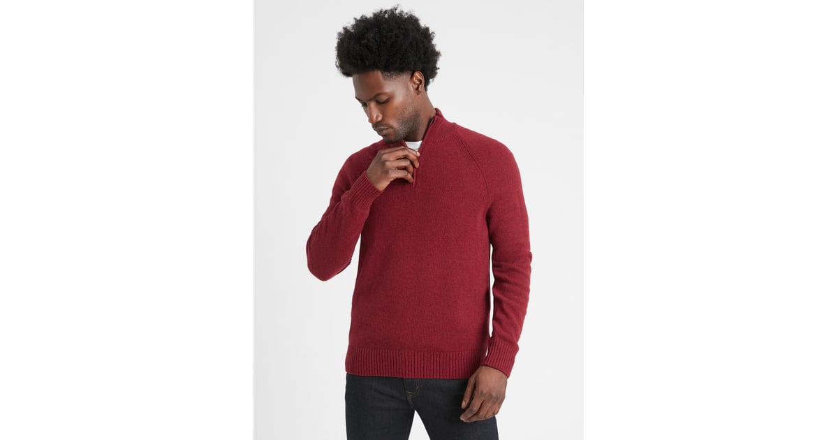 Banana Republic Italian Wool-Blend Half 