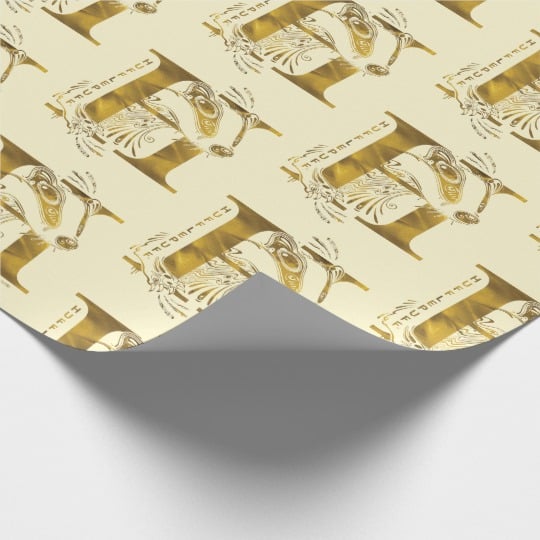 Harry Potter Aguamenti Hufflepuff Graphic Wrapping Paper