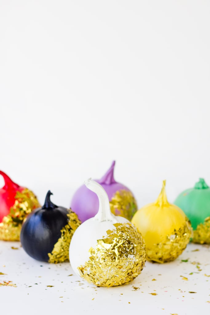 Confetti-Dipped Pumpkins