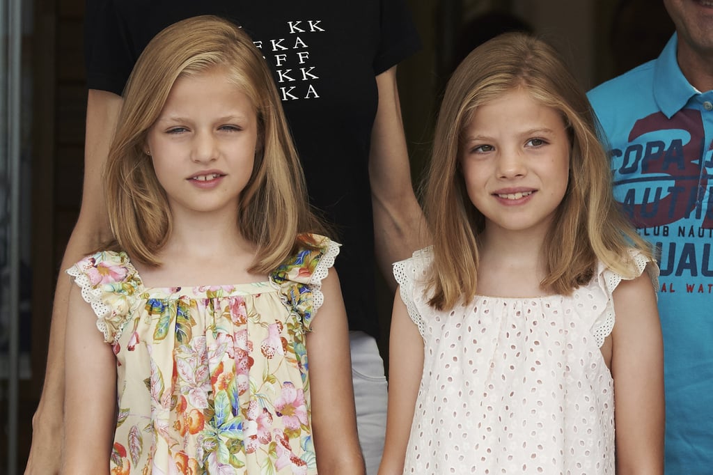 The little princesses look like twins at the sailing event