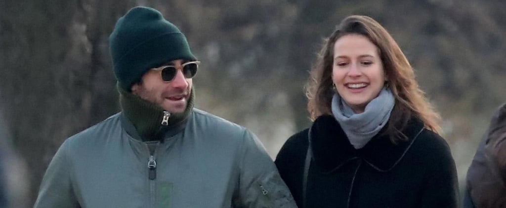 Jake Gyllenhaal and Girlfriend Jeanne Cadieu Bundle Up and Stride Through Paris Together