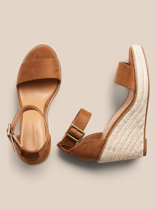 Faux Suede Espadrille