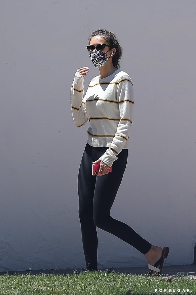 Nina Dobrev's Face Mask