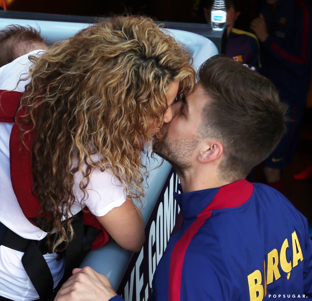 Shakira and Kids at Gerard Pique's Soccer Game April 2015