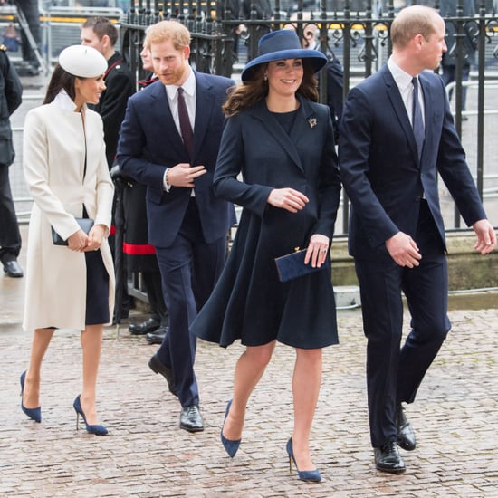 British Royals Wearing Navy Blue Pumps