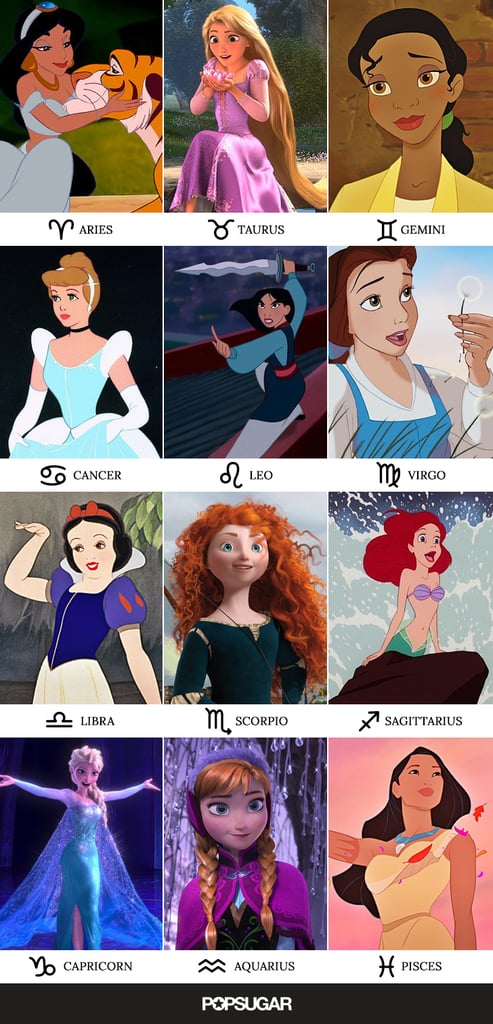 Pin It Disney Princess Zodiac Signs Popsugar Love And Sex Photo 14