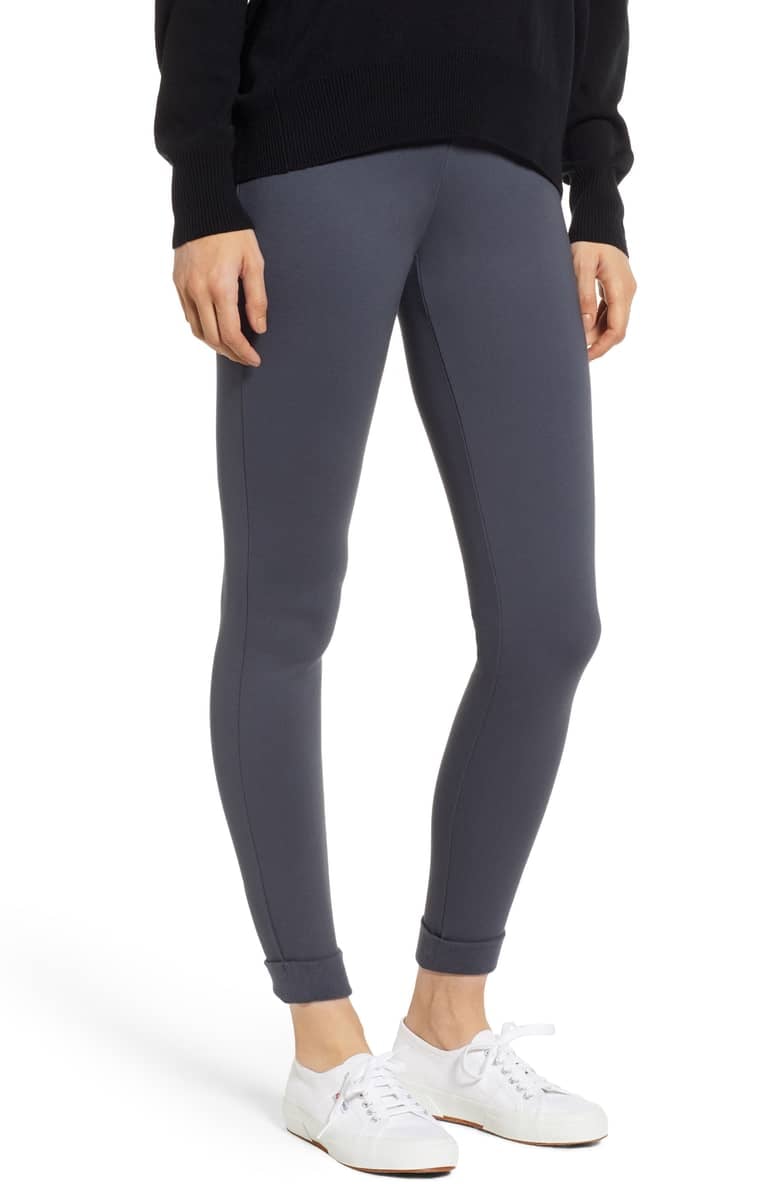 Hue High Waist Brushed Ponte Leggings 