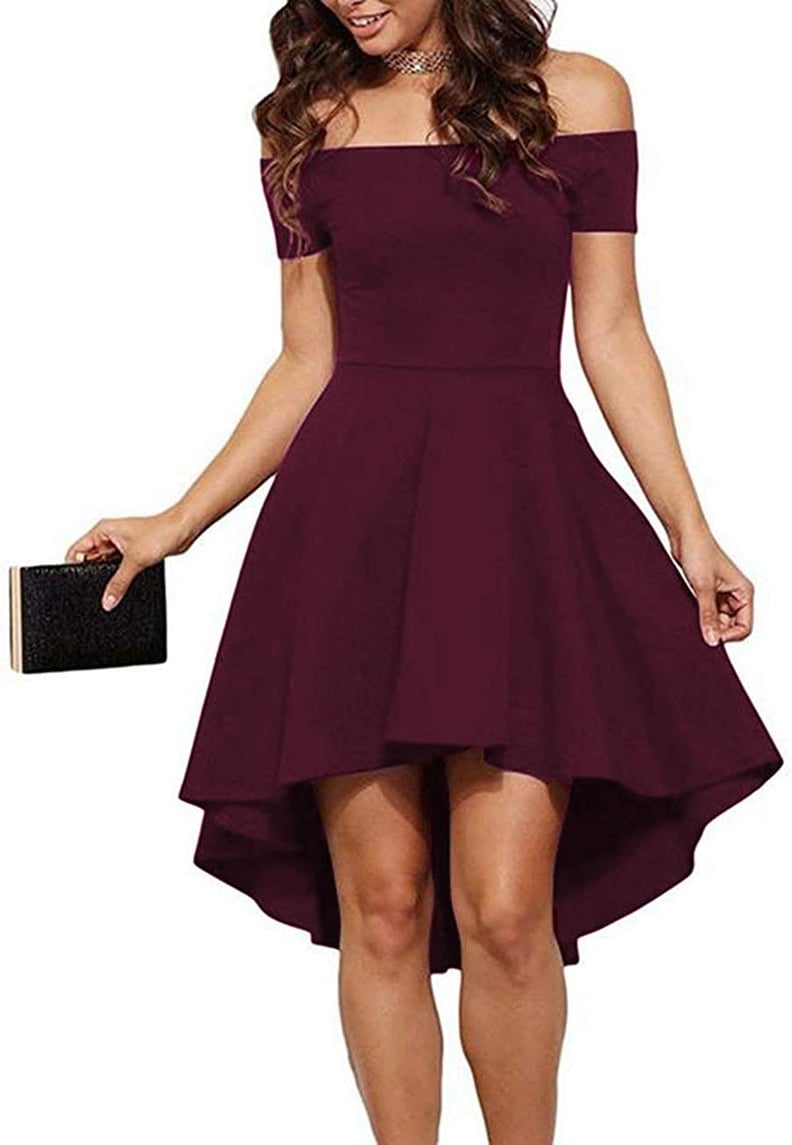 Sarin Mathews Off the Shoulder Cocktail Dress