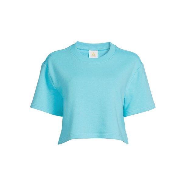Athlux Athleisure French Terry Meet and Greet T-Shirt and Active High Waist French Terry Shorts