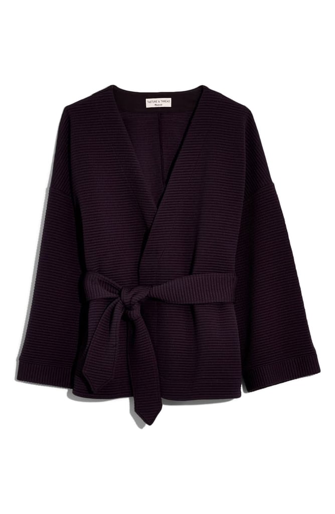 Texture & thread wrap new arrivals jacket