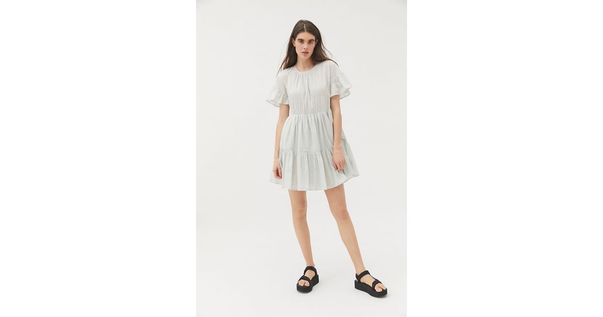 URBAN OUTFITTERS Julia Tiered Ruffle Mini Dress - We Select Dresses