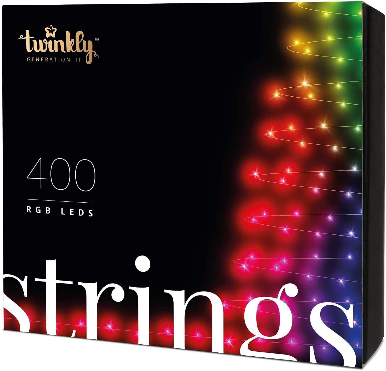 Details about   Christmas Tree Decoration Lights Custom LED String Lights App Remote Control