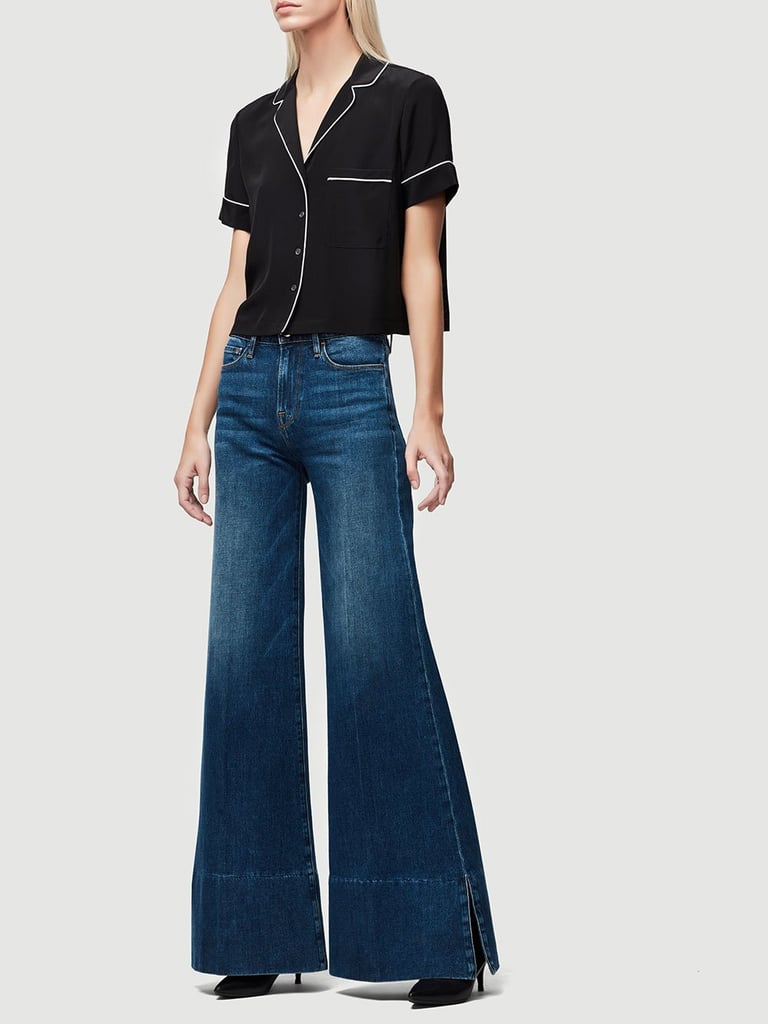 Frame Denim Le Palazzo Pant Slit Fisher Beach