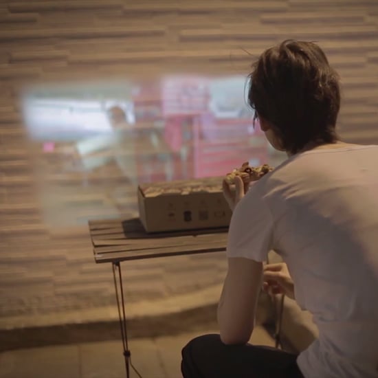 Pizza Hut Blockbuster Box Movie Projector