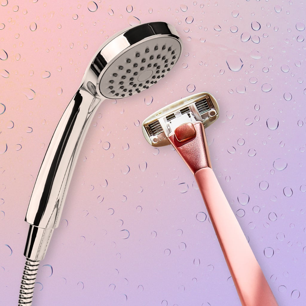 A Tip on When to Attempt Shaving Your Vagina
Assuming you're shaving in the shower (which is preferred versus dry shaving to minimize irritation), you can use that steam and water to your advantage. "Save any shaving you do for the end of your shower experience," says Sofronas. "You can wash your face, shampoo, conditioner, anything you need to do first, and then that way your skin and hair are softer and that makes for an easier shave. It's better timing instead of at the beginning of the shower."
Exfoliating first can also be helpful in preventing ingrowns, although it's up to you on how often you do this step. "Either using a loofah or an [exfoliating] product can help to release any trapped hair and remove excess dead skin cells and sebum that can get in the way of a smooth shaving experience," says Katelyn Liston, a scientist for P&G.