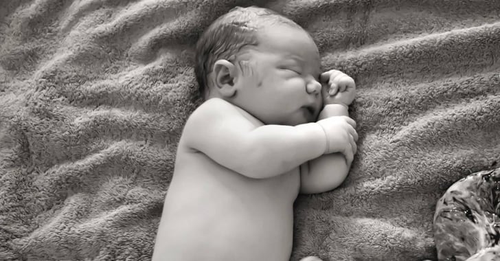 Photo of Baby Still Attached to Placenta by Umbilical Cord | POPSUGAR Moms