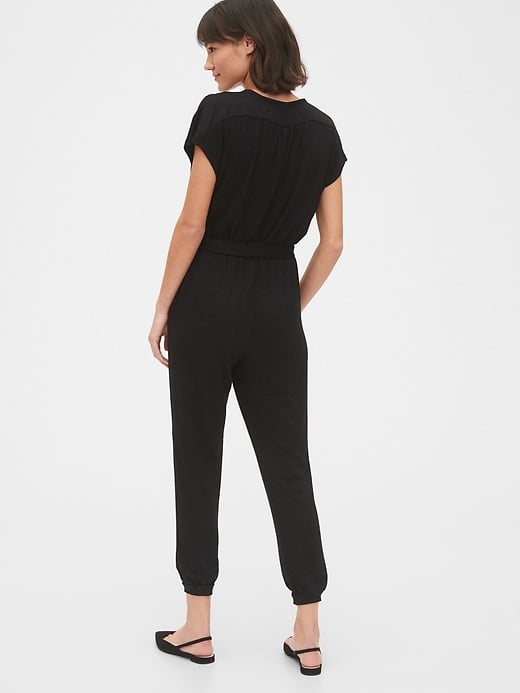 Gap Softspun V-Neck Jumpsuit