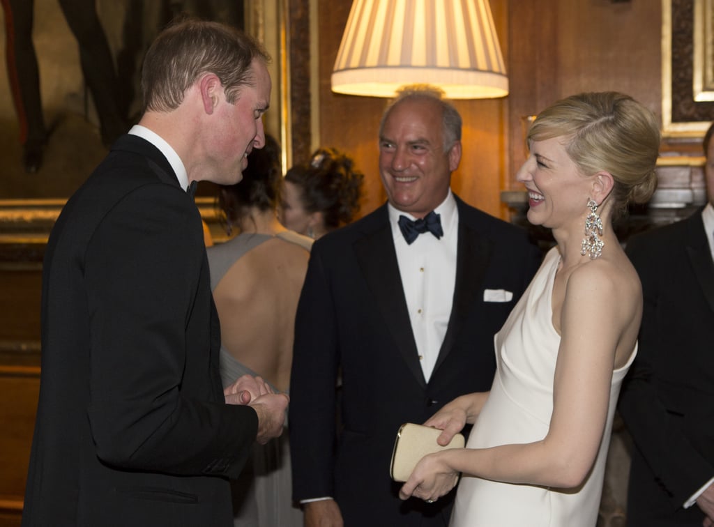 Prince William and Cate Blanchett